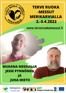 tapahtumajulisteessa Jesse Pynnönen ja Juha Mieto