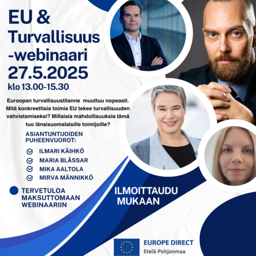 Mainoskuva turvallisuusseminaarista.