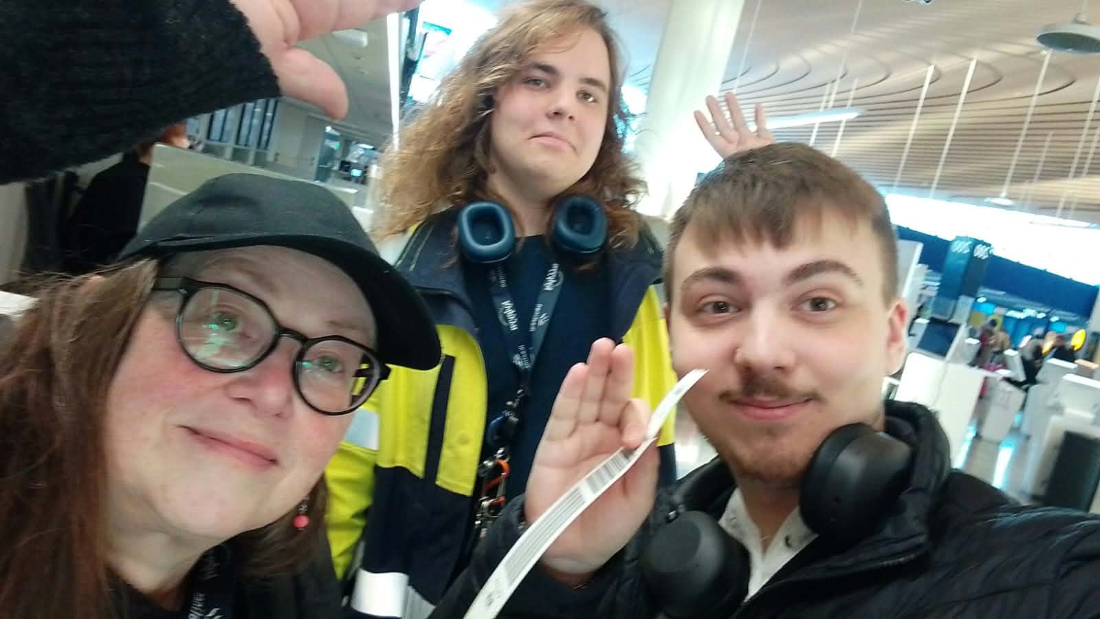 Selfie osallistujista